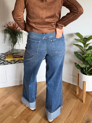 HOLLY CUFFED DENIM