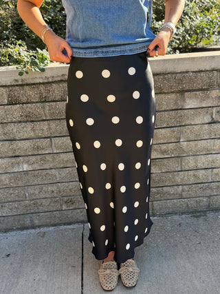 MEADOW POLKA DOT SKIRT