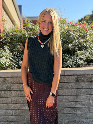 THEA GRAY SWEATER VEST