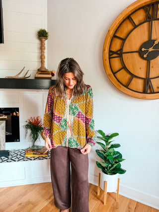 BRIELLE TIE UP BLOUSE