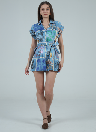 ABIGAIL PRINTED ROMPER
