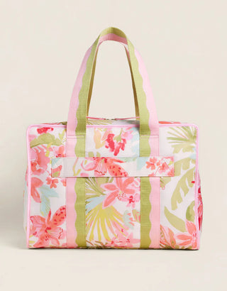 Floral duffle bag