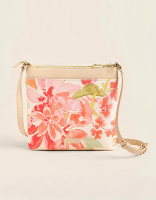 FLORAL CROSSBODY HIPSTER BAG 