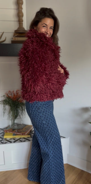 BARDOT FAUX FUR JACKET
