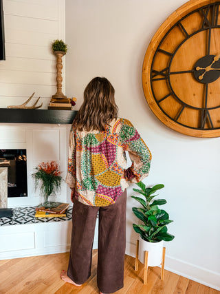 BRIELLE TIE UP BLOUSE