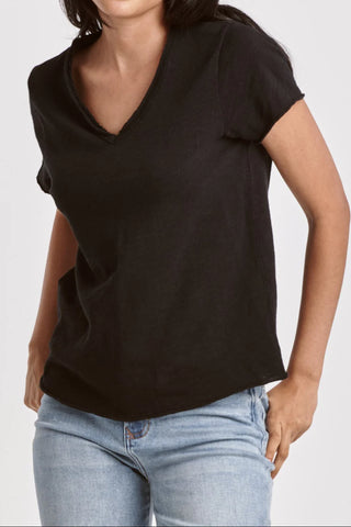 DJ- VANYA V NECK-BLK