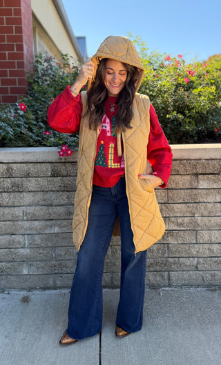 PUFFER HOODIE VEST
