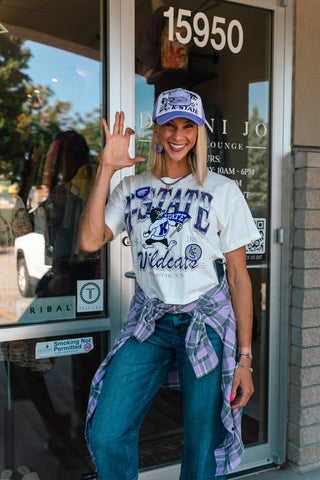 KANSAS STATE PATCH TEE