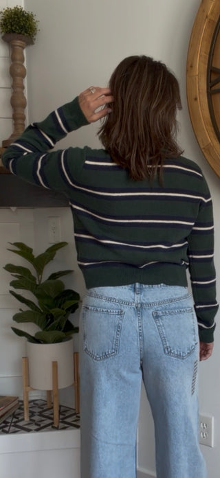 MULTI COLOR STRIPE CARDI