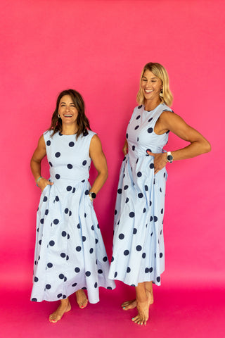 RACHEL POLKA DOT DRESS