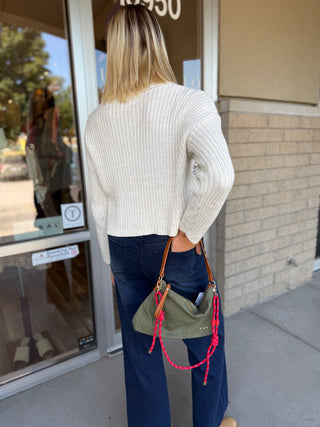FLAG TURTLENECK SWEATER