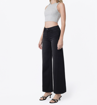 BLACKOUT WIDE LEG DENIM