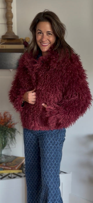 BARDOT FAUX FUR JACKET