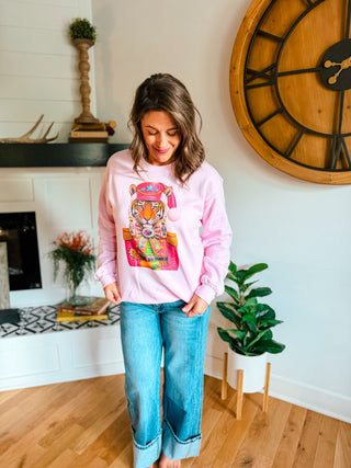 TIGER NUTCRACKER BLING SWEATSHIRT