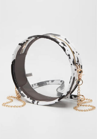 CLEAR|BLACK CIRCLE STADIUM BAG