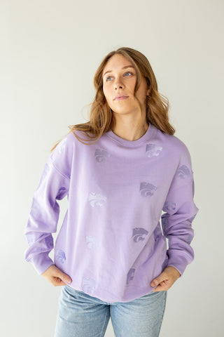 KSTATE REPEAT LOGO CREWNECK 