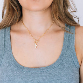 ADORE CROSS NECKLACE