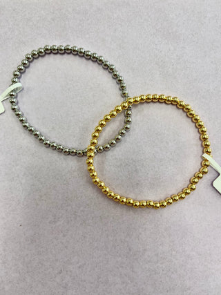 SPLENDID IRIS: METAL BEAD BRACELET