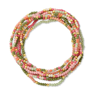 SPLENDID IRIS: SINGLE BEAD BRACELET