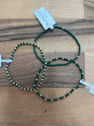 SPLENDID IRIS: SINGLE BEAD BRACELET