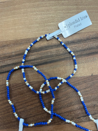 SPLENDID IRIS: SINGLE BEAD BRACELET