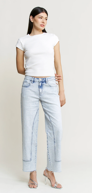 MICA MR ANKLE STRAIGHT LT WASH