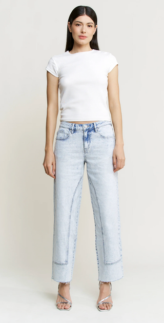 MICA MR ANKLE STRAIGHT LT WASH