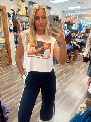 EVIE CONTRAST TRACK PANTS