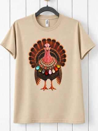 JEWELED TURKEY TEE