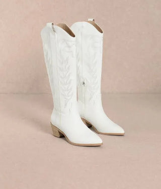 Mi.iM inlay White Boots