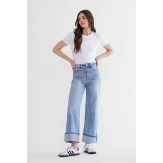 MICA- WIDE LEG CROP
