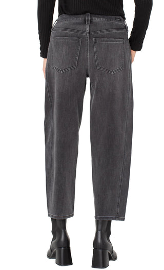 LIV-BARREL JEAN 26"-BLK
