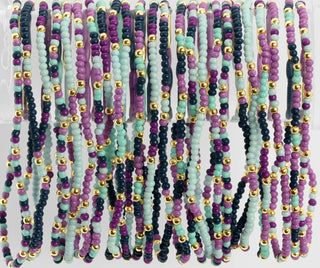 SPLENDID IRIS: SINGLE BEAD BRACELET