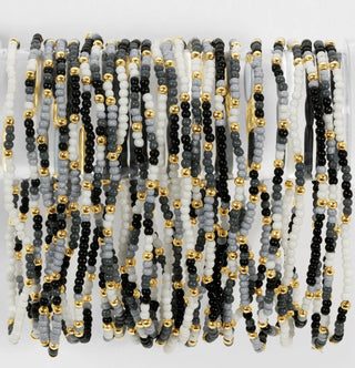 SPLENDID IRIS: SINGLE BEAD BRACELET
