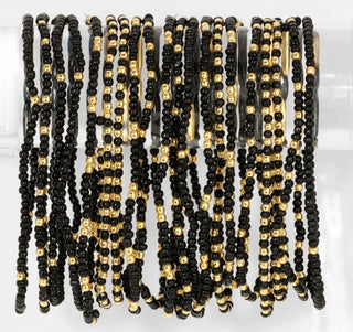 SPLENDID IRIS: SINGLE BEAD BRACELET