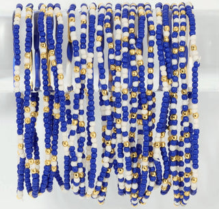 SPLENDID IRIS: SINGLE BEAD BRACELET