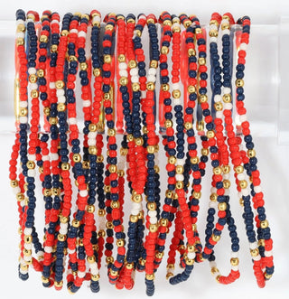 SPLENDID IRIS: SINGLE BEAD BRACELET