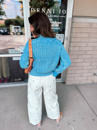 ELLA STUDDED CREAM BARREL
