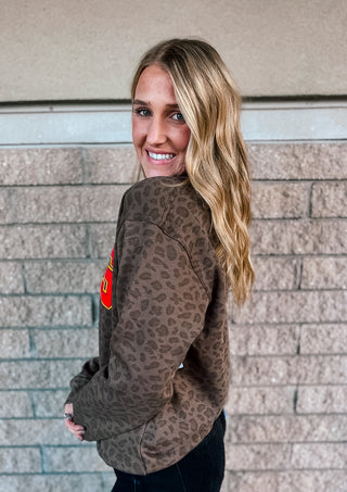 CHIEFS LEOPARD MOCKNECK