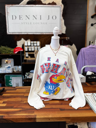 KANSAS BRYANT BEND CREWNECK