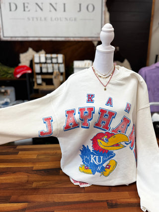 KANSAS BRYANT BEND CREWNECK