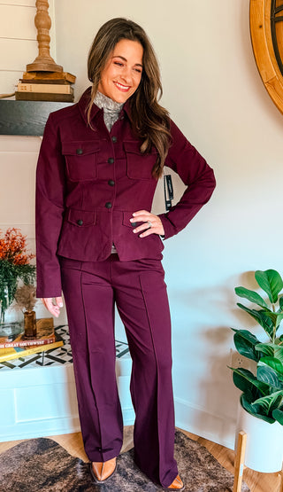 WINE COUNTRY PEPLUM JACKET