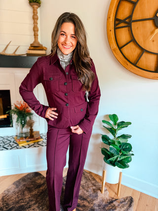 WINE COUNTRY PEPLUM JACKET