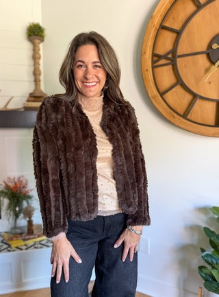 ROSA FAUX FUR JACKET