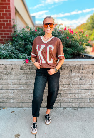 1KC BROWN JERSEY