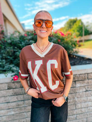 1KC BROWN JERSEY