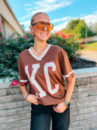 1KC BROWN JERSEY