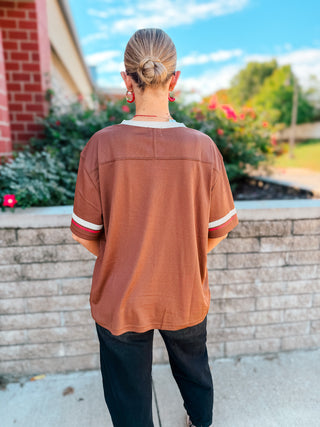 1KC BROWN JERSEY