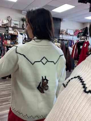 MR HORSE CARDI SWEATER