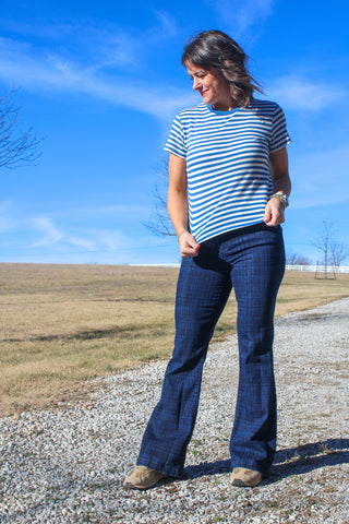 ZS-TOURIST STRIPED TEE